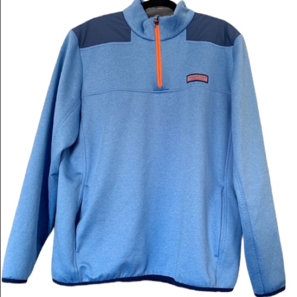 Vineyard Vines | Marthas Vineyard Sweater Quarter ZIp Blue  Men’s Size L